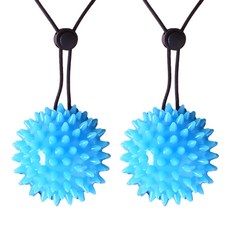 Naya Style刺蝟按摩球繩 YGYP-78-5, 藍色, 2個