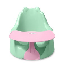 아르브 슈퍼플러스 아기의자 + 트레이 세트, 민트(아기의자), 핑크(트레이)