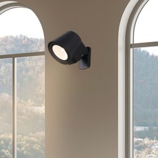 원하 LED DS 소피아 COB 벽등 5W 플리커프리 주백색, 블랙