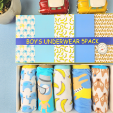 男童純棉香蕉三角內褲5件組