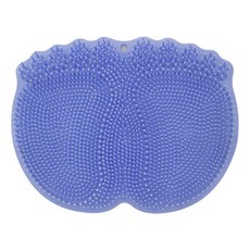 엣지프로 실리콘 풋 브러쉬 발세척 매트 풋클리너 블루, 1개입, 1개