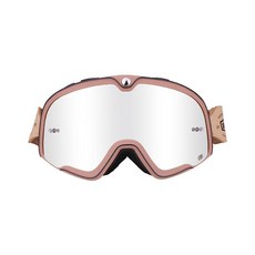 Naya Style 復古防風摩托車風鏡, 棕框銀膜