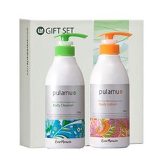 pulamu EM 潔面乳 500ml + 乳液 500ml 套組, 1套