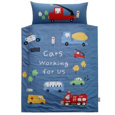 HANSGALLERY 四季可用分離型莫代爾&人造絲雙面薄墊+莫代爾棉質午睡被組, 汽車款