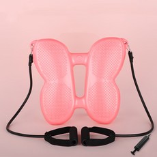 PEONIST 居家健身拉力繩登山機空氣踏步機, 粉紅色