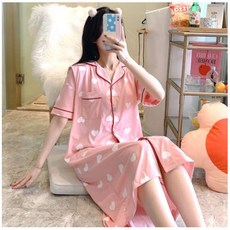 居家短袖孕婦哺乳連身裙