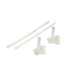 릿첼 AQ 빨대컵 450ml 교체용 빨대 4p + 패킹 4p 세트 S-7, 투명, 1세트