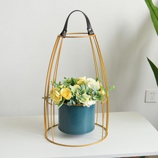 現代燈籠框架花盆, 混色