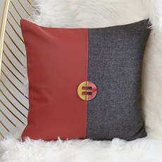 Moment 酒紅色扣環靠墊 CJ-MA32, 混合色