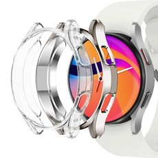 NUART Galaxy Watch保護錶殼, 銀色 + 透明, 1組