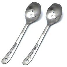 WICKER ROCKING 不鏽鋼方頭料理湯匙 S號, 混色, 2個