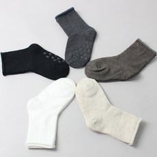 Sulrebal 兒童用 Modebebe 捲邊襪 5件組