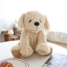 제이블룸 순둥이 리트리버 인형, 베이지, 1개, 35cm