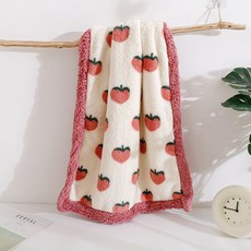 PASTEL PET 寵物蜜桃絨超細纖維毛毯, 1個, 紅色