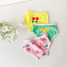 BEBENIZ 女孩童可愛內褲3件組