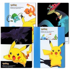 Feelbox 卡片收納冊 4入, 混合顏色, 20張