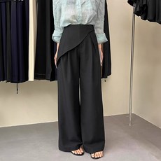 Paperments 女性葉子蕾絲寬版西裝褲 11947