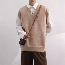 INPIOUS 男款 Lure V領針織背心