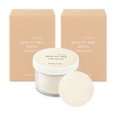 URBAN LEAVES 潔膚棉補充包 120片 2盒+罐裝圓形潔膚棉 60片組, 1組