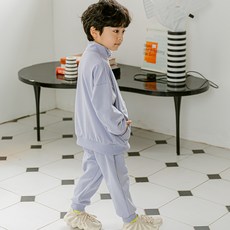 BAOBAB NAMU 童款嘻哈風口袋半拉鍊長袖上衣+束口褲組