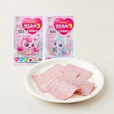 목우촌 프라임 티니핑 샌드위치햄, 90g, 2개