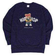 AiR Plane 嘻哈 Bear 標準刷毛大學T