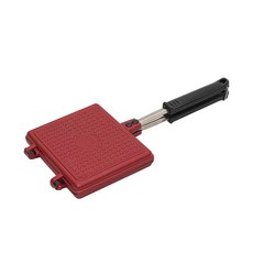 IH感應單柄鈦不沾方形鬆餅烤盤, 1個, 34.8 x 13.3 厘米