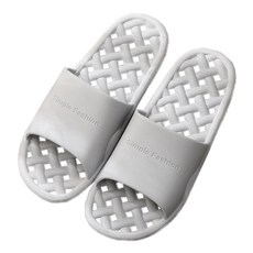 데일리프렌즈 남성용 EVA 크로스 욕실화, 그레이, 1개