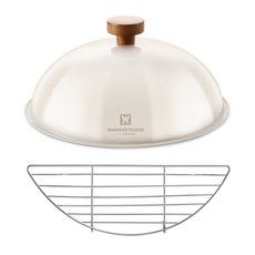 WAGENSTEIGER 不鏽鋼鍋蓋+不鏽鋼網架, 1組