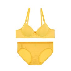 Yes 素色經典內衣+內褲組