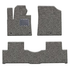 포시즌카매트 차량용 코일카매트 확장형 1+2열, 기아 쏘렌토 MQ4 가솔린 디젤겸용, 그레이