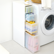 MBKO 現代縫隙抽屜櫃組, 1set, 白色