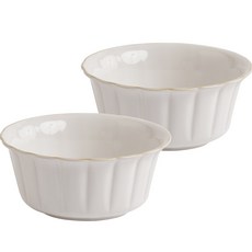 Lemanse Bloom 麵碗, 2個, 白色