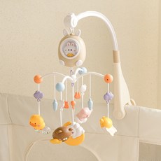 LUNA STORY 音樂盒睡眠燈旋轉嬰兒床邊吊飾組, 1套, 混合色