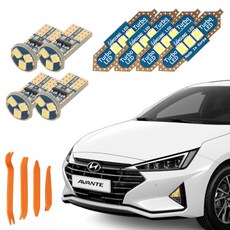 CARTEM 車用 Luna LED 室內燈 + 拆卸工具 全套組, 1套, 現代 The New Avante AD 2018年 9月~2020年 3月