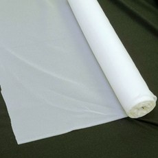 ButtonKing 薄款黏合絲綢襯 110 x 180 cm, 白色, 1個