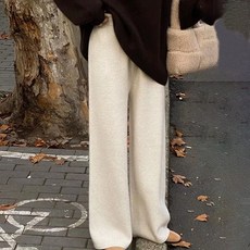 Awesomeful 女款Milkyri鬆緊帶針織褲