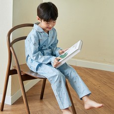 JJiniya 男童印花長袖睡衣+睡褲套裝
