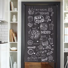 搭配創意咖啡廳風格餐廳亞麻窗簾門簾, 2852