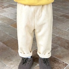woojooi 女童日常刷毛燈芯絨長褲
