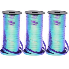 joyparty 捲邊緞帶 90m, 珍珠紫, 3個