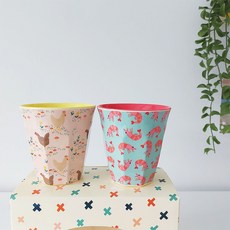 2 件套 Rice Baby Cups, 1套, 布穀鳥,蝦