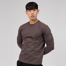 엘라모 남성용 머슬핏 긴팔 티셔츠