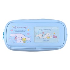 三麗鷗照片卡夾鉛筆盒 大耳狗, 藍色, 1個