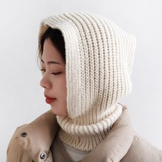 바비수 제이콥니트 후드 넥워머