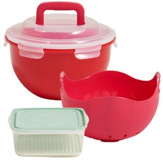 EASY&FREE 西瓜蔬菜保鮮盒 6L + 分裝盒 1.7L, 1套