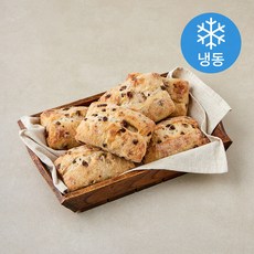 불라트 초콜릿 & 크랜베리 치아바타 (냉동), 100g, 1개, 6개입