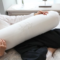 MaMaison JD 롱 바디 쿠션 솜포함 CSMJ25, 화이트(CSMJ25-WH)