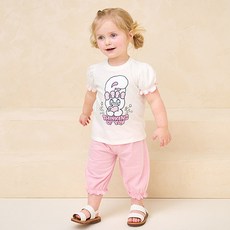 milkmile 女童用 Esther Bunny Pang Pang Stella 上下衣套裝