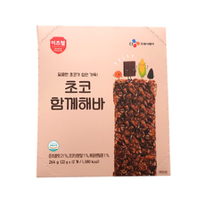 CJ 巧克力穀物棒 12入, 264g, 1盒